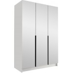 Ντουλάπα Calia III Τρίφυλλη-Leuko-Mauro