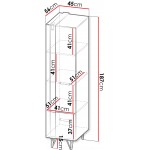 Ντουλάπα Lofter Μονόφυλλη