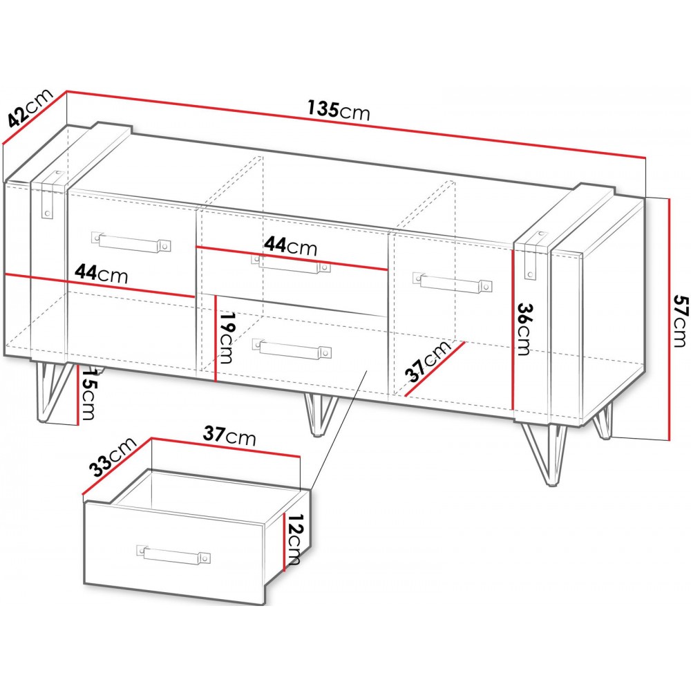 Έπιπλο τηλεόρασης Lofter