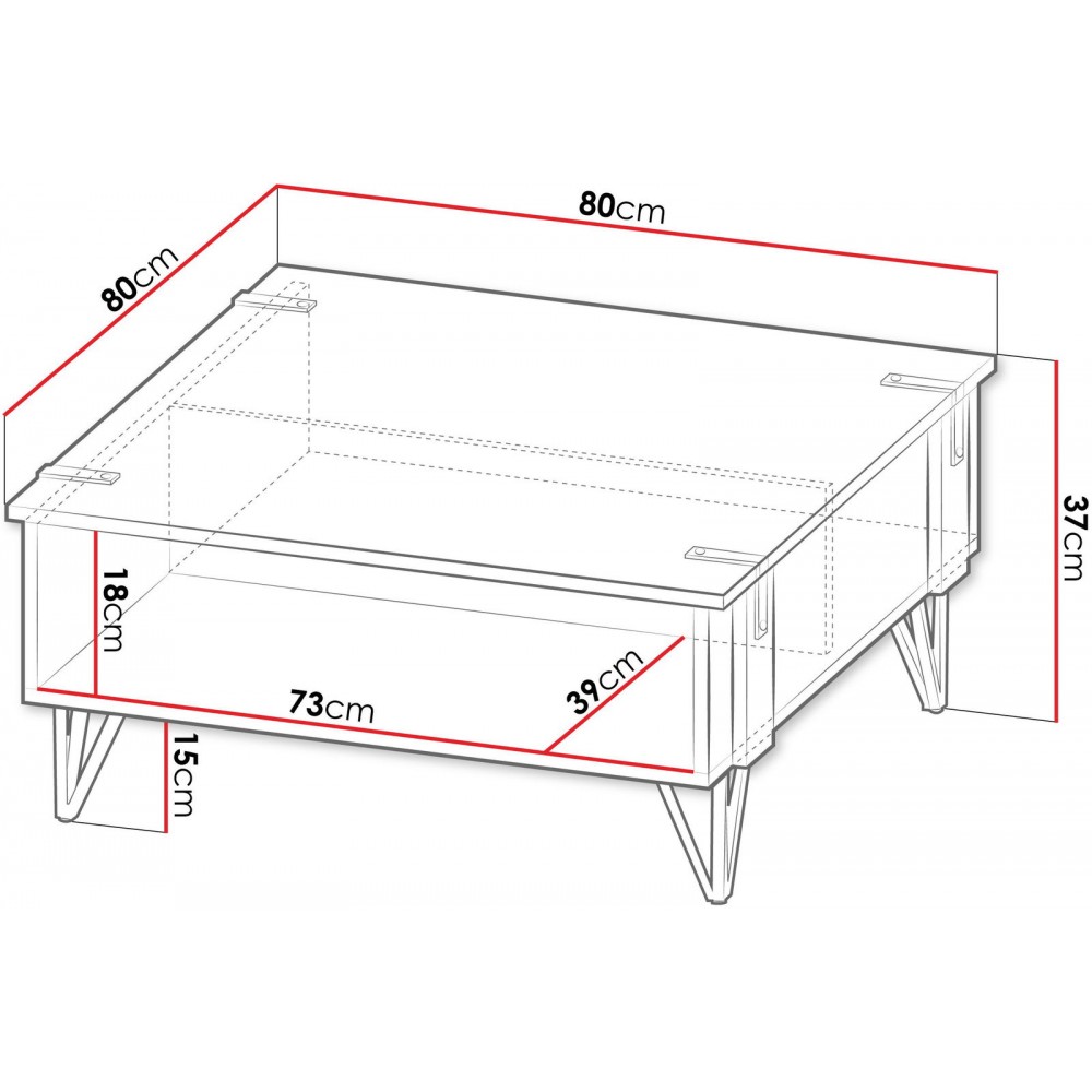 Τραπεζάκι σαλονιού Lofter