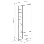 Ντουλάπα Ember μονόφυλλη