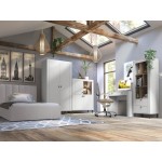 Ντουλάπα Mossa Δίφυλλη-Leuko