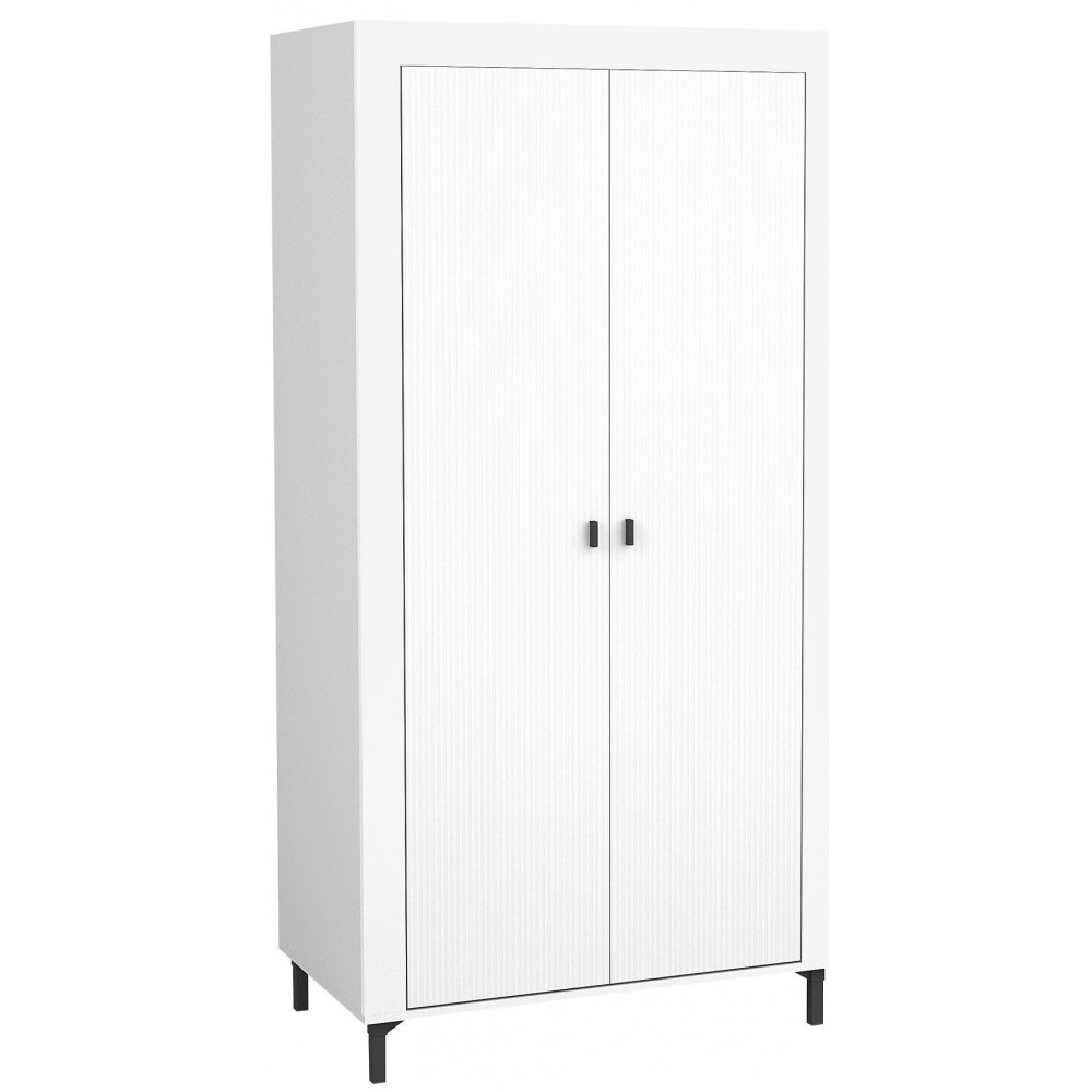 Ντουλάπα Mossa Δίφυλλη-Leuko