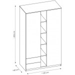 Ντουλάπα Ember δίφυλλη