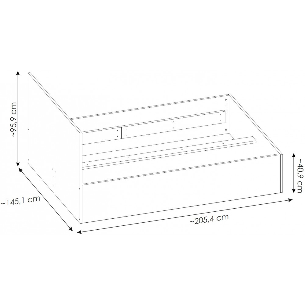 Κρεβάτι Ember-140 x 200