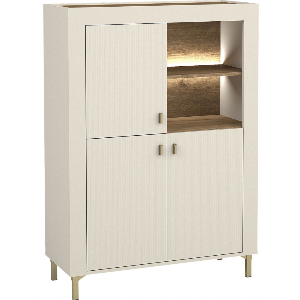 Μπουφές Mossa με φωτισμό LED-Mpez