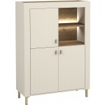 Μπουφές Mossa με φωτισμό LED-Mpez