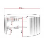 Τραπεζάκι σαλονιού Fikoli-Mauro-Gkri