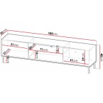 Έπιπλο τηλεόρασης Nutero-Leuko