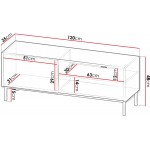 Έπιπλο τηλεόρασης Nutero mini-Leuko