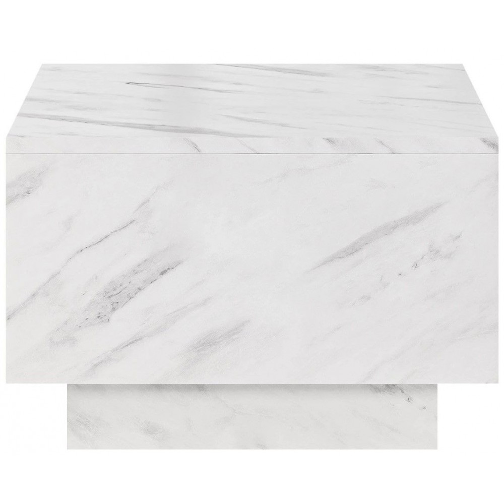 Τραπεζάκι σαλονιού Moon-Leuko Marmaro-60 x 60