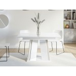 Τραπέζι Doha επεκτεινόμενο I-leuko gualistero - concrete