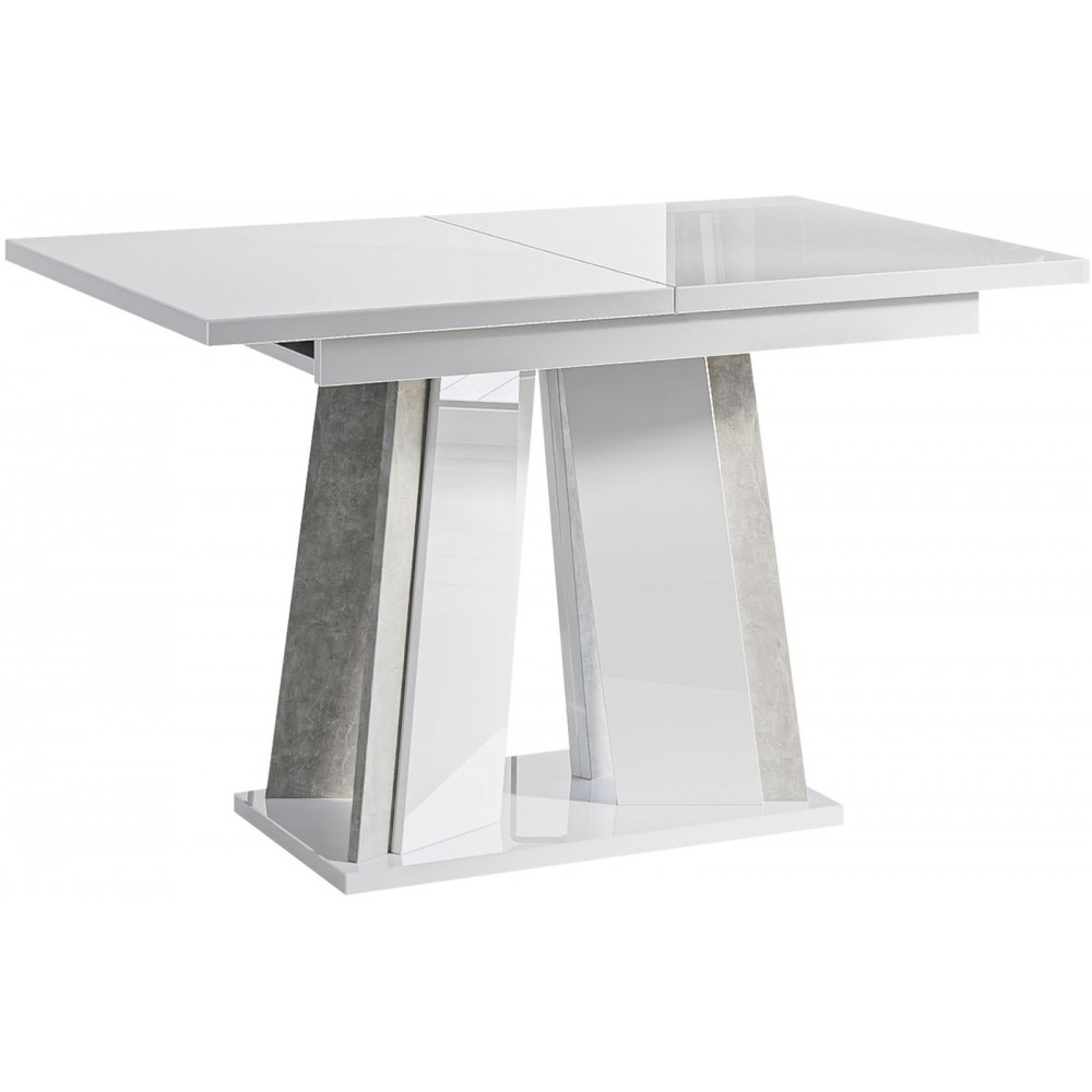 Τραπέζι Doha επεκτεινόμενο I-leuko gualistero - concrete