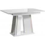 Τραπέζι Doha επεκτεινόμενο I-leuko gualistero - concrete