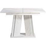 Τραπέζι Doha επεκτεινόμενο I-leuko marmaro -leuko gualistero