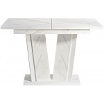 Τραπέζι Doha επεκτεινόμενο ΙΙ-leuko marmaro -leuko gualistero