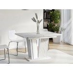 Τραπέζι Doha επεκτεινόμενο ΙΙ-leuko marmaro -leuko gualistero