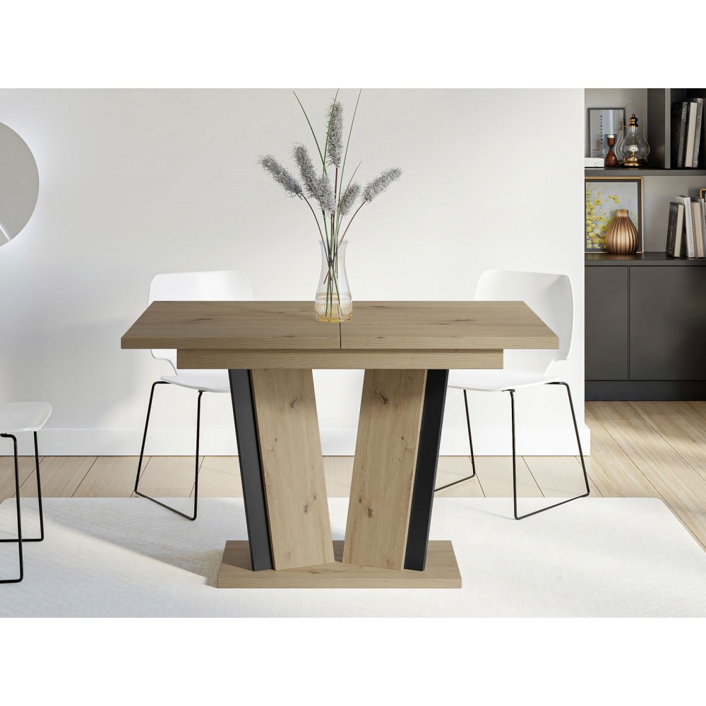 Τραπέζι Doha επεκτεινόμενο ΙΙ-artisan oak - mauro mat