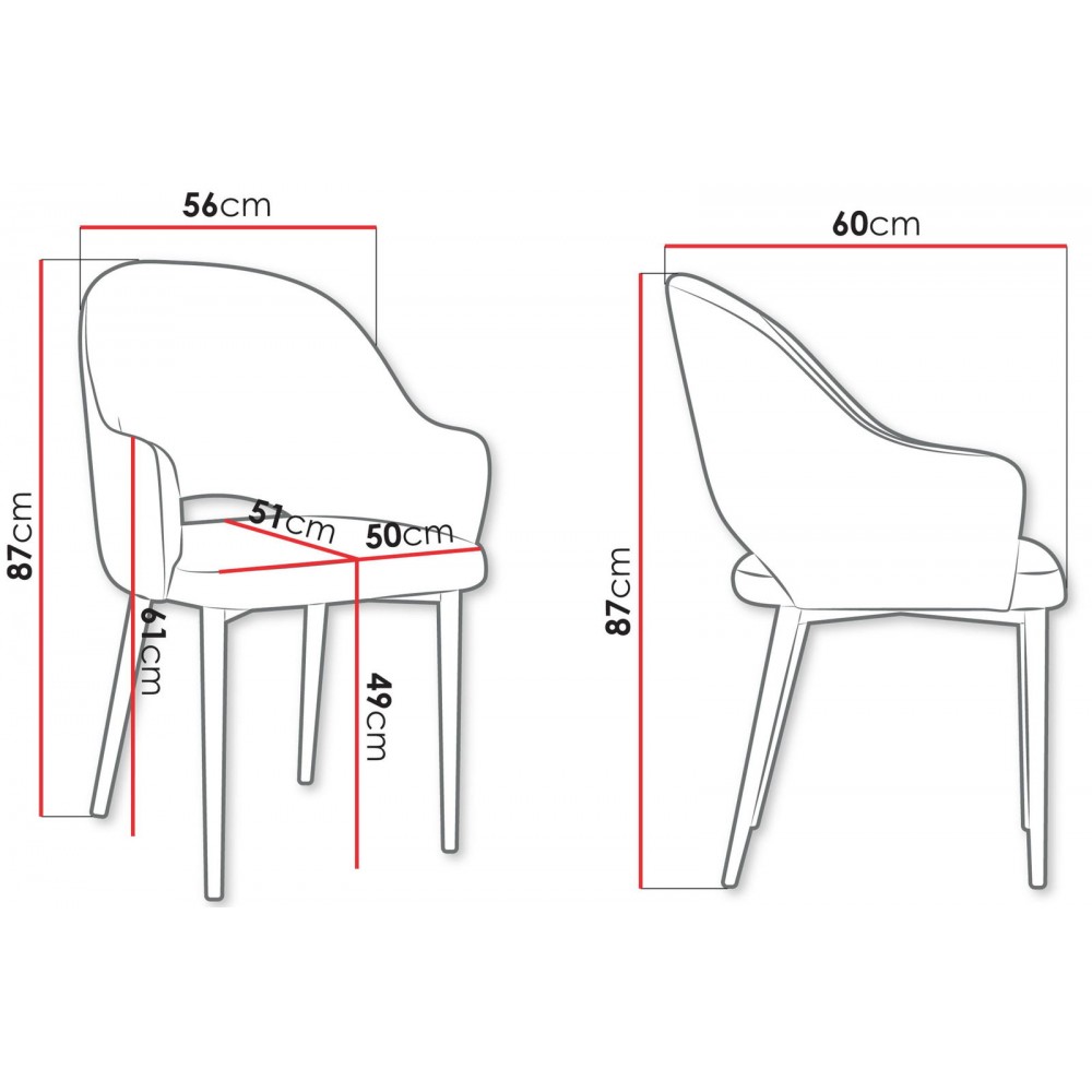 Πολυθρόνα Rosa Mv-Leuko