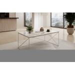 Τραπεζάκι σαλονιού Dente-Leuko - Mat 100x60x43