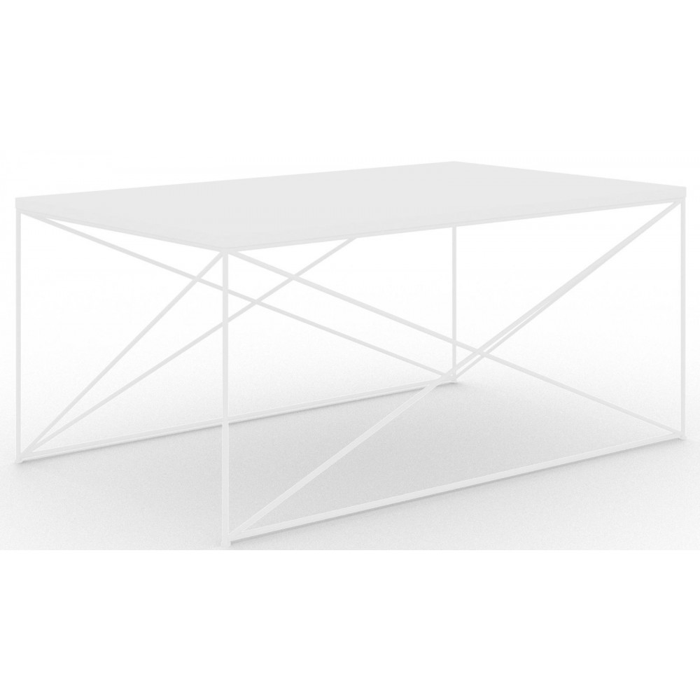 Τραπεζάκι σαλονιού Dente-Leuko - Mat 100x60x43