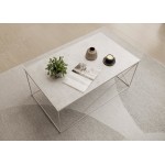 Τραπεζάκι σαλονιού Dente-Leuko-Gkri 100x60x43