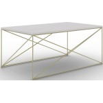 Τραπεζάκι σαλονιού Dente-Gkri-Xryso 100x60x43