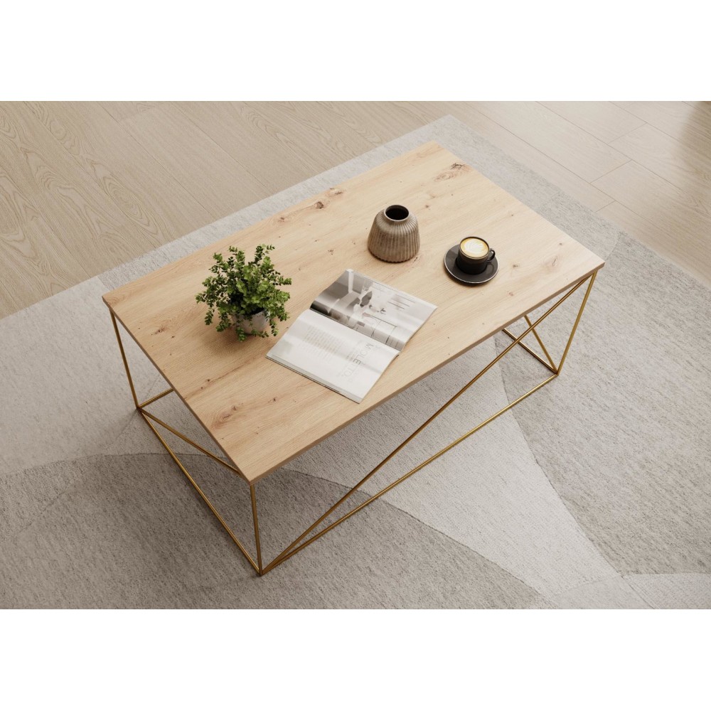 Τραπεζάκι σαλονιού Dente-Sonoma 100x60x43