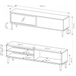 Έπιπλο τηλεόρασης Equinox-Μήκος: 179.9 εκ.