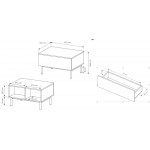 Τραπεζάκι σαλονιού Equinox