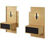 Σετ 2 κομοδίνα Nordic