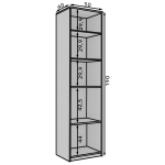 Στήλη Liva 50x40x190