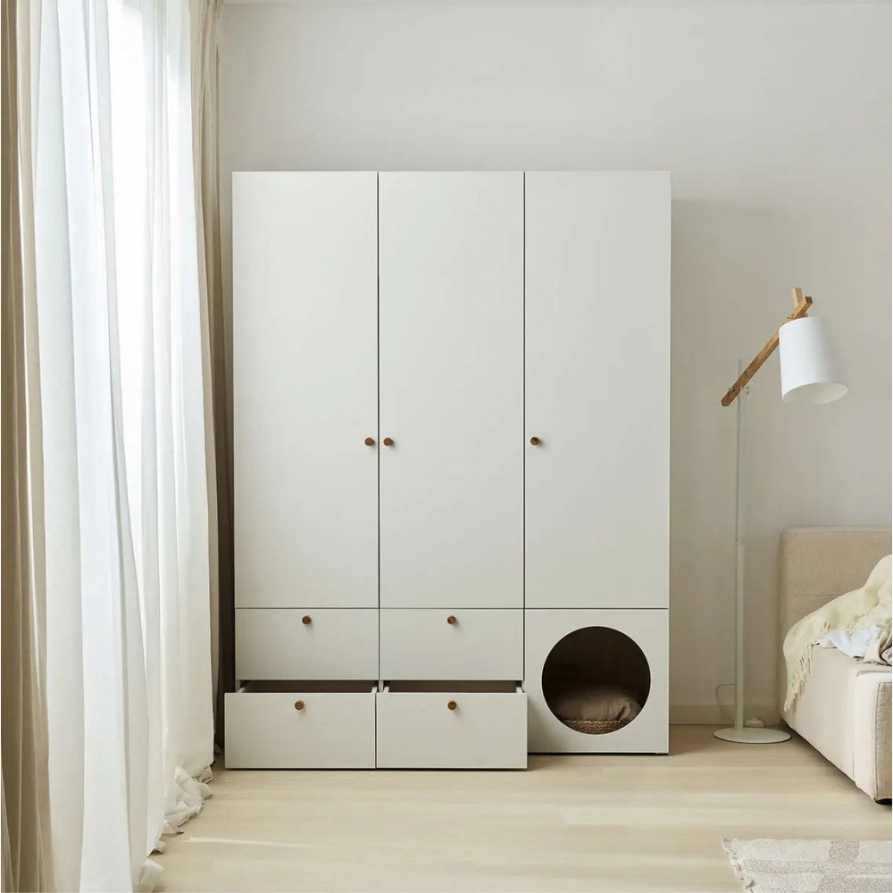 Ντουλάπα Reli Τρίφυλλη 1H-Fusiko