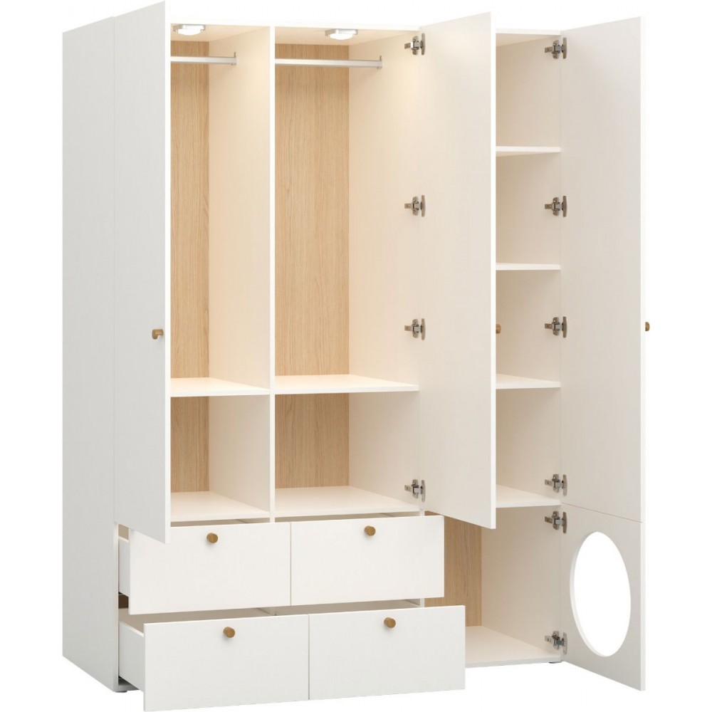 Ντουλάπα Reli Τρίφυλλη 1H-Fusiko