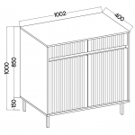 Μπουφές Ohana II-Mpez
