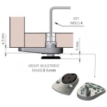 Ντουλάπα Reli Τρίφυλλη -Grey