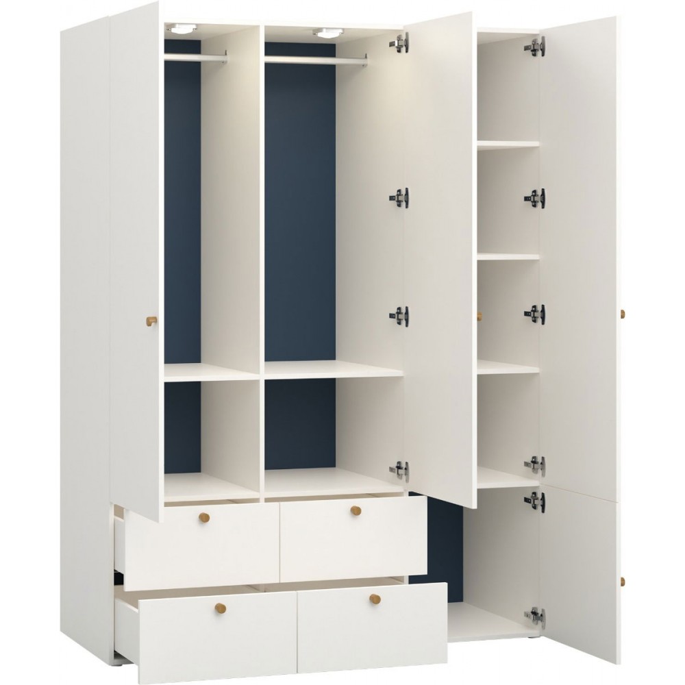 Ντουλάπα Reli Τρίφυλλη -Mple