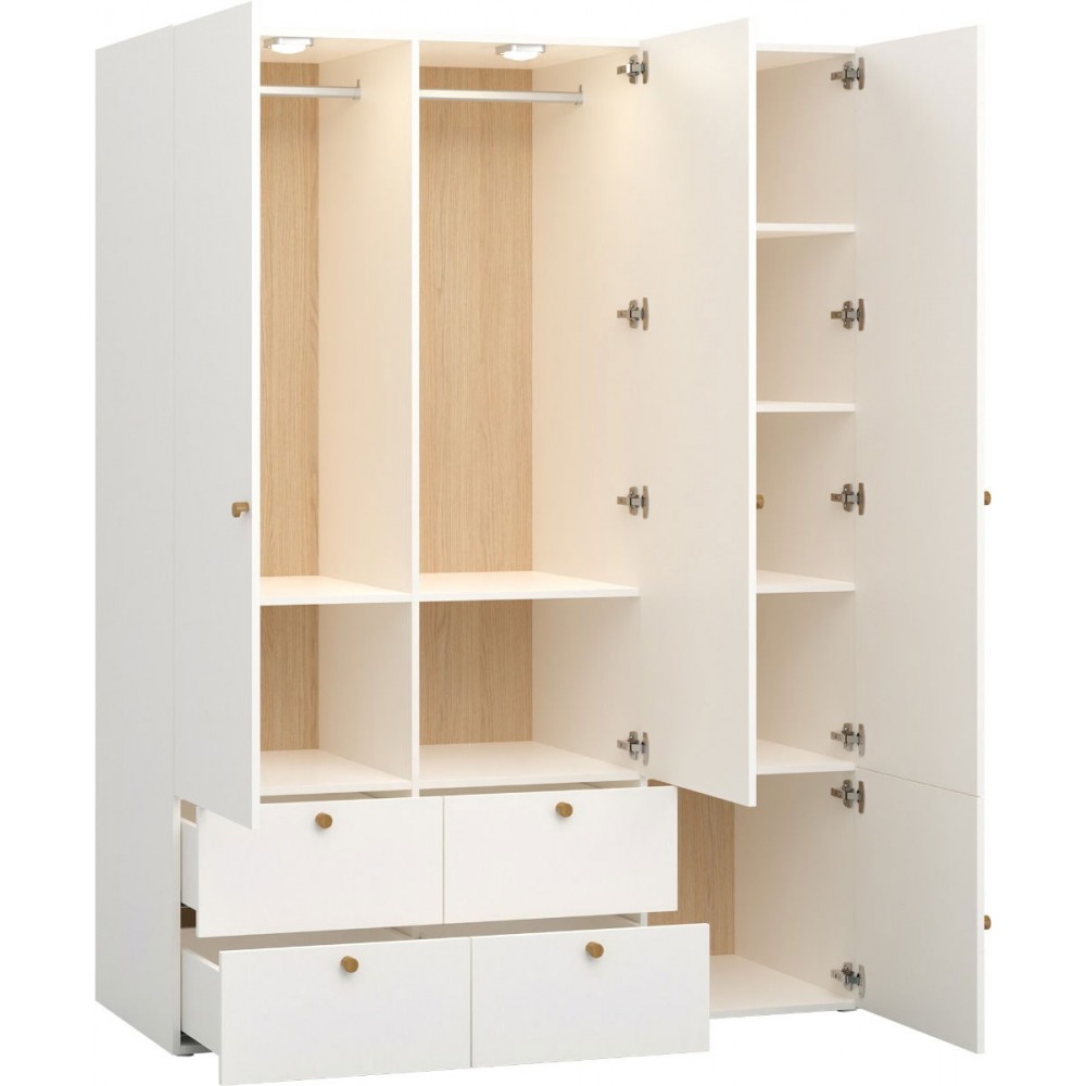 Ντουλάπα Reli Τρίφυλλη -Fusiko