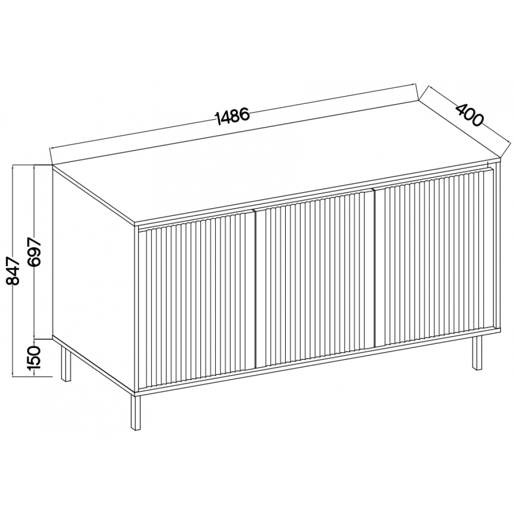 Μπουφές Ohana I Plus-Kafe