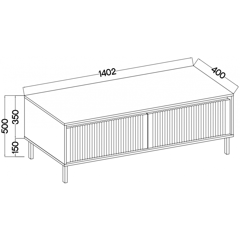 Έπιπλο τηλεόρασης Ohana I-Kafe