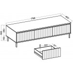 Έπιπλο τηλεόρασης Ohana I Plus-Mpez