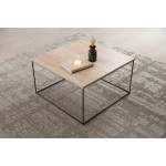 Τραπεζάκι σαλονιού Nori-Fusiko-Mavro 65x65x37
