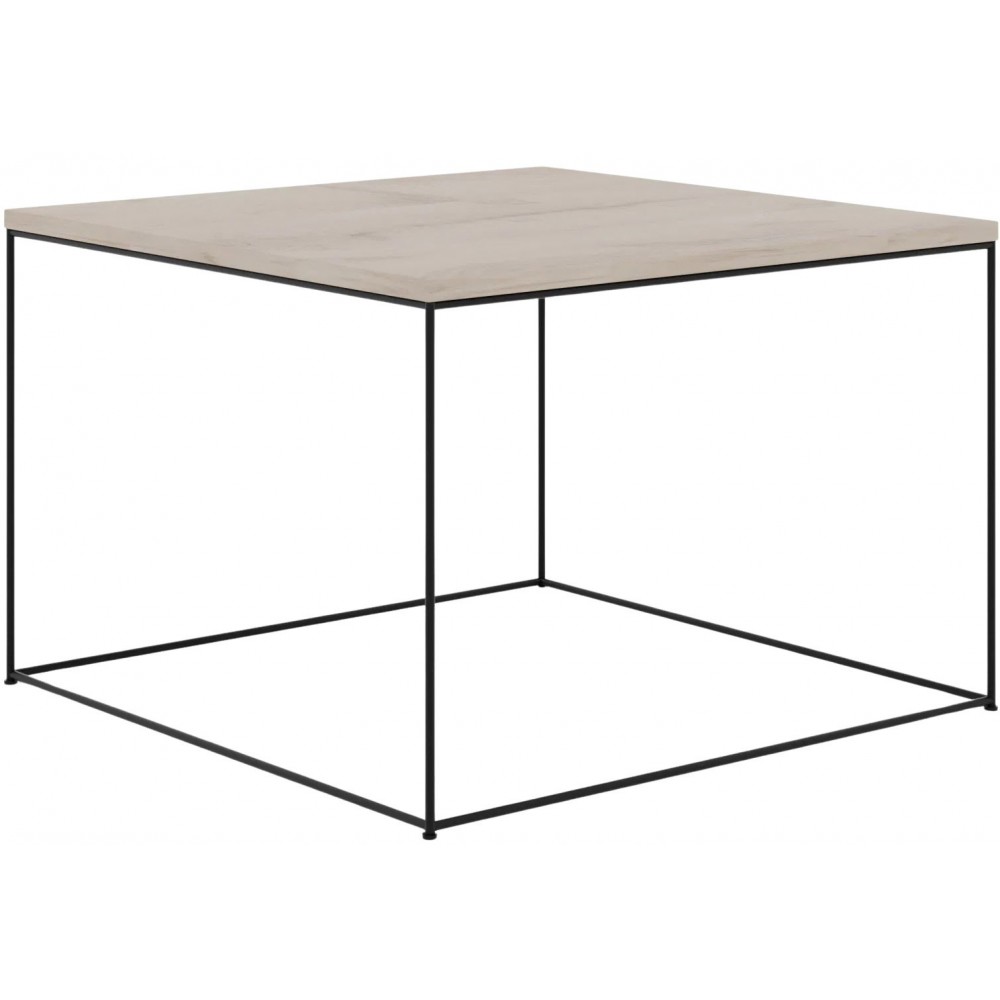 Τραπεζάκι σαλονιού Nori-Fusiko-Mavro 65x65x37