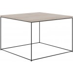 Τραπεζάκι σαλονιού Nori-Fusiko-Mavro 65x65x37