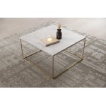 Τραπεζάκι σαλονιού Nori-Gkri-Xryso 65x65x37