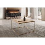 Τραπεζάκι σαλονιού Nori-Kafe-Xryso 65x65x37