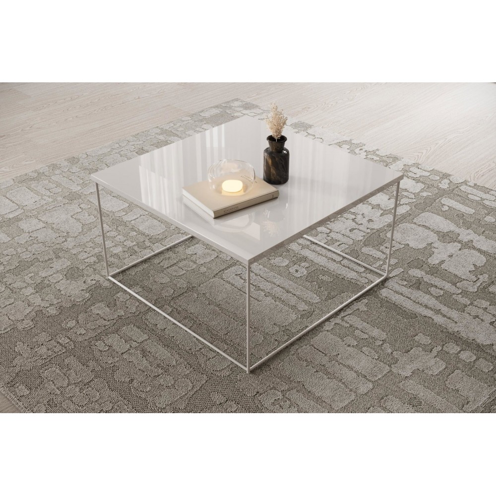 Τραπεζάκι σαλονιού Nori-Leuko 65x65x37