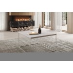 Τραπεζάκι σαλονιού Nori-Leuko - Gkri 65x65x37