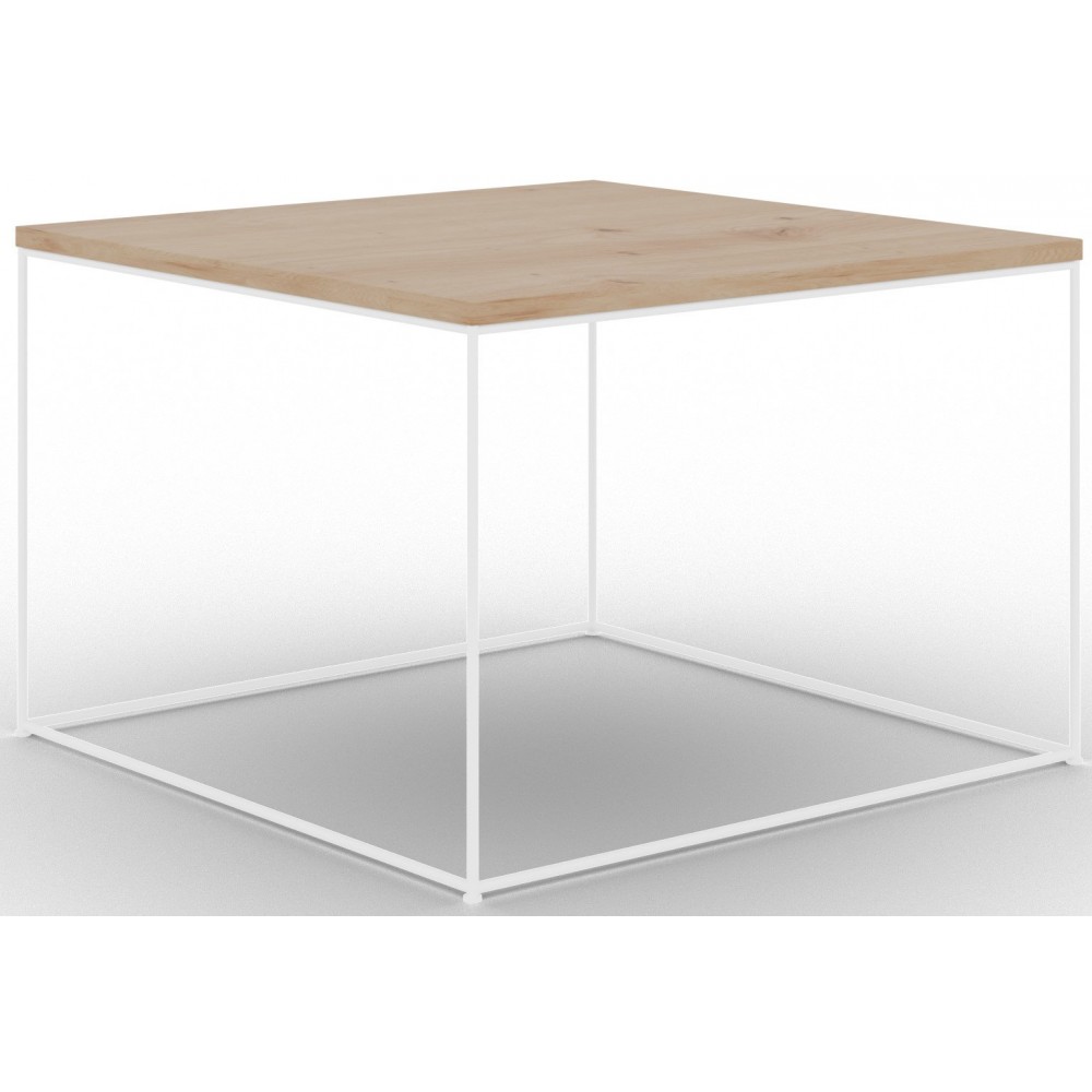 Τραπεζάκι σαλονιού Nori-Leuko-Kafe 65x65x37