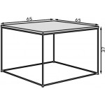 Τραπεζάκι σαλονιού Nori 65x65x37